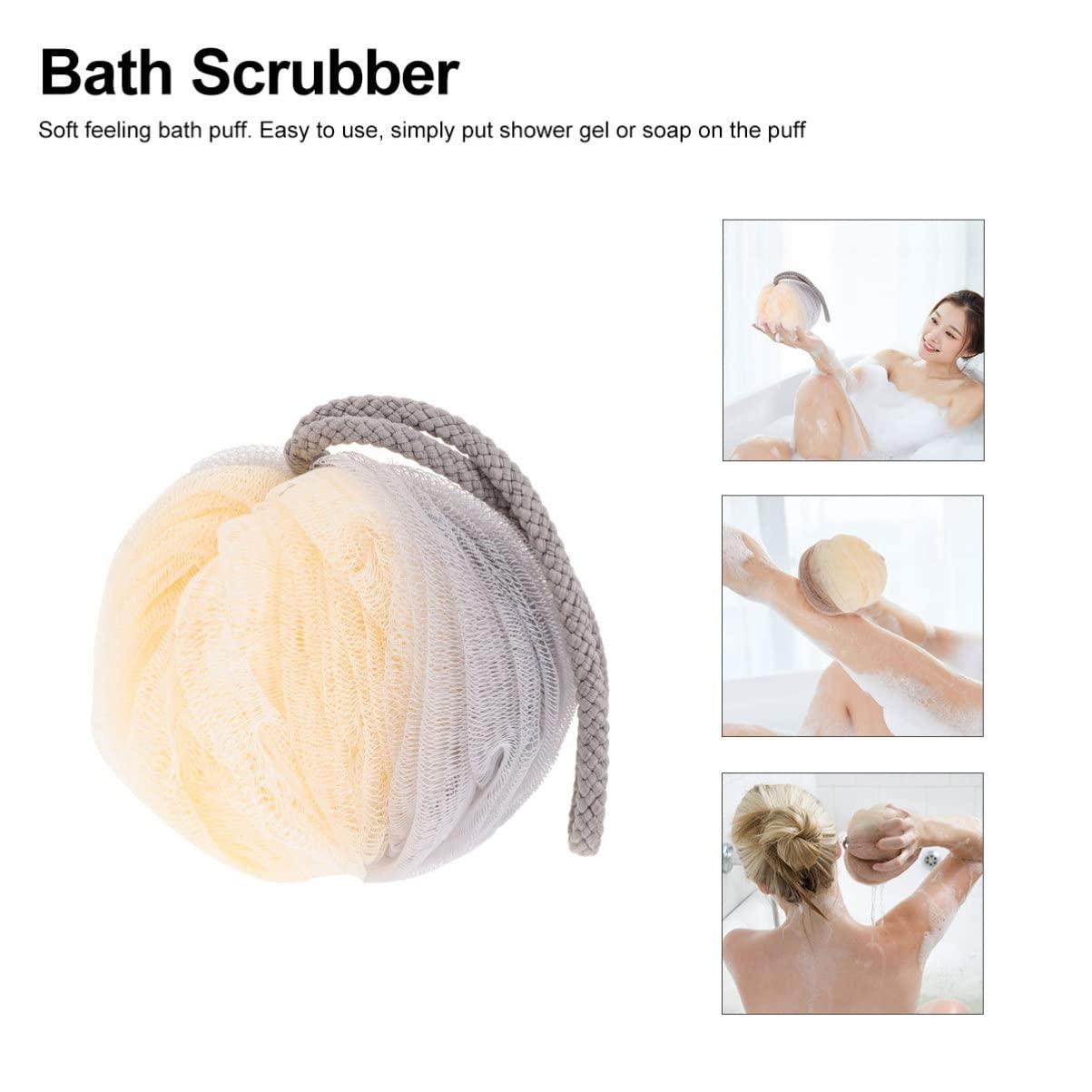 Housoutil Housoutil 4 Pcs Bath Head Loofah Bath Sponges Cleaner Shower Wipes Bathtub Artifact Bath Poufs Puff Bath Plug Sponges Bath Sink Body Softener Net Mesh Shower Skin or