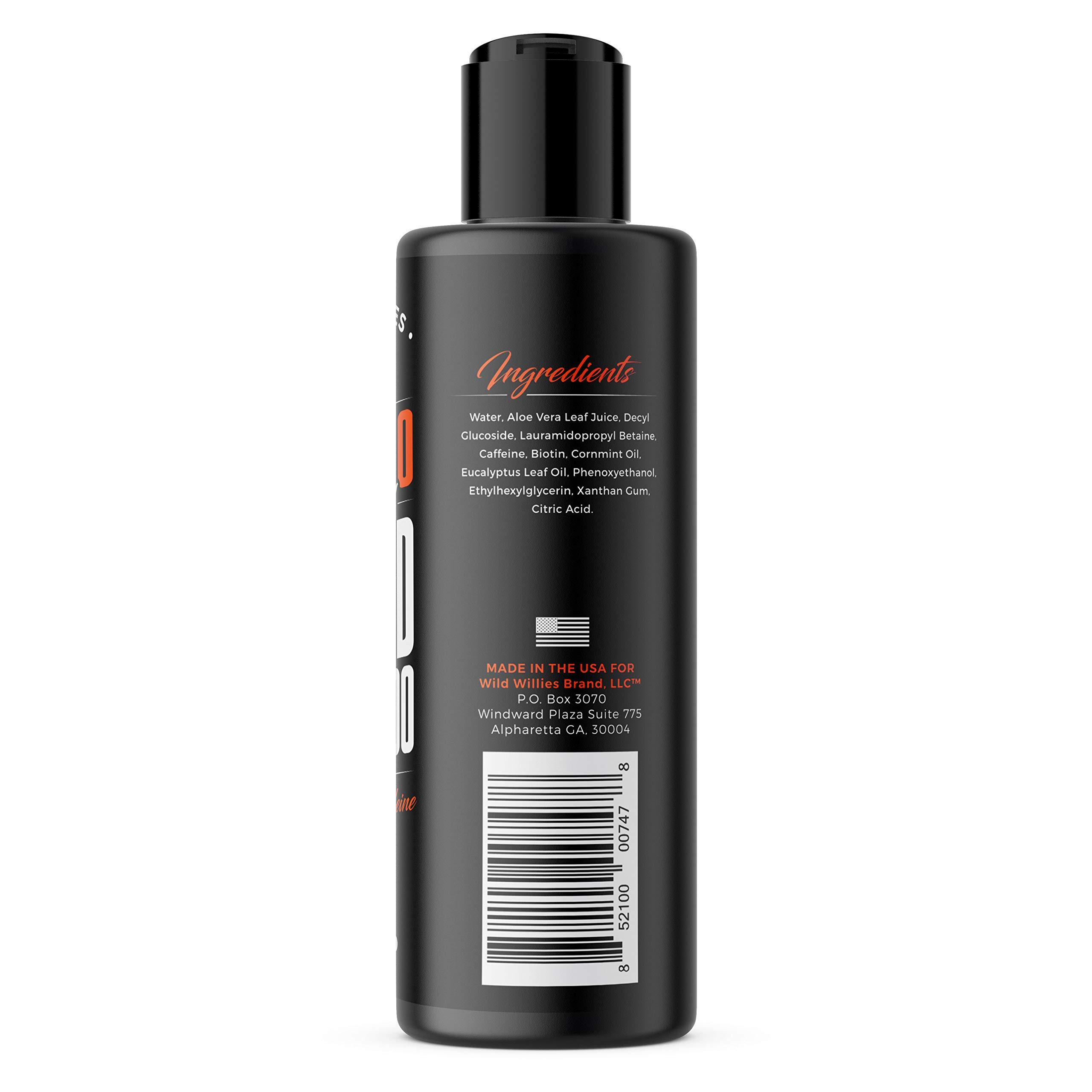 Wild Willies Wild Willies Beard Care Kit, Biotin Fortified Shampoo and Conditioner with Caffeine, Two 4-Oz Bottles, Promotes Healthy Beard Growth