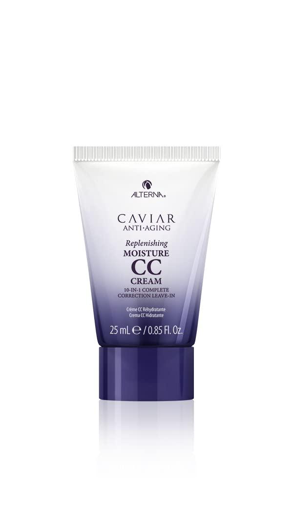 Alterna Haircare Alterna Caviar Anti-Aging Replenishing Moisture Travel Size CC Cream Hair Protectant and Treatment Cream, 0.85 fl. oz.