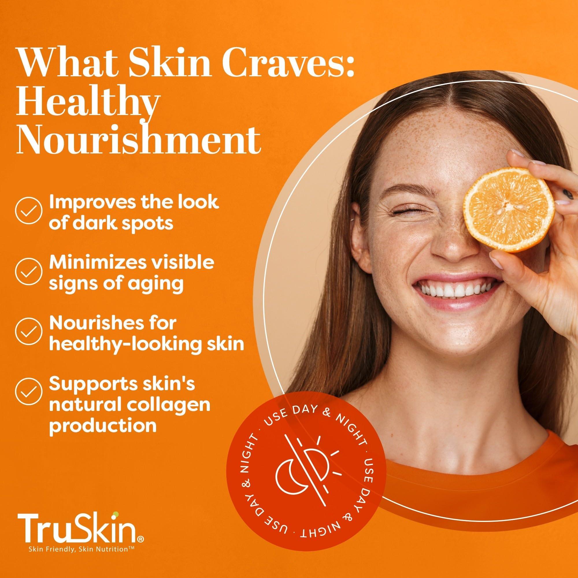 TruSkin Naturals TruSkin Vitamin C Serum & Vitamin C Scrub Duo for Brighter, Smoother and Glowing Skin