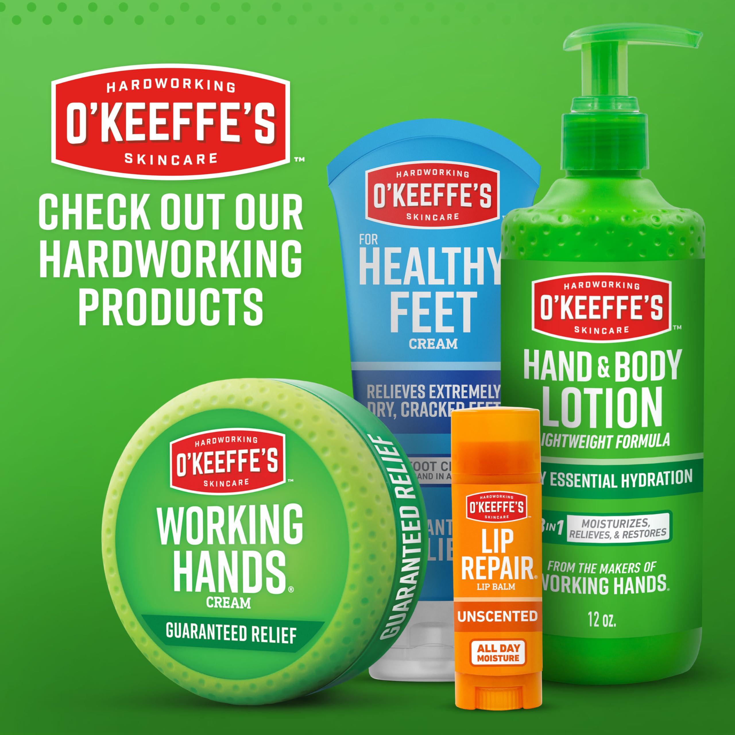 O'Keeffe's O'Keeffe's Working Hands Hand Cream for Extreme Dryness - 3 oz Tube (2 Pack) - Repairing Skincare for Cracked, Dry Hands