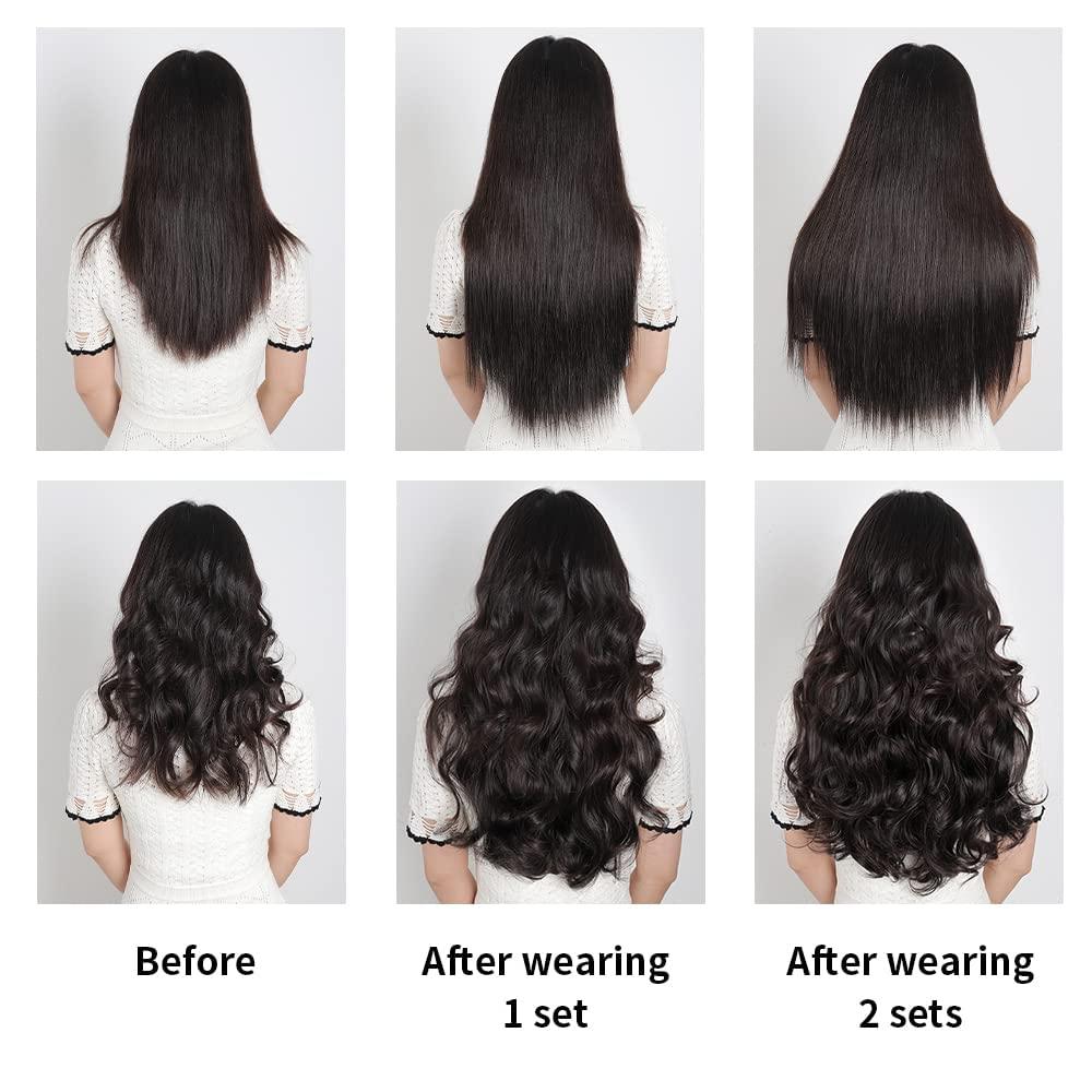 RJ HAIR Pre Bonded I Tip Hair Extensions Malaysian Kinky Curly Human Hair Extension Micro-link I Tip Curly Hair For Salon (16inch 100strand, 1 Jet black)