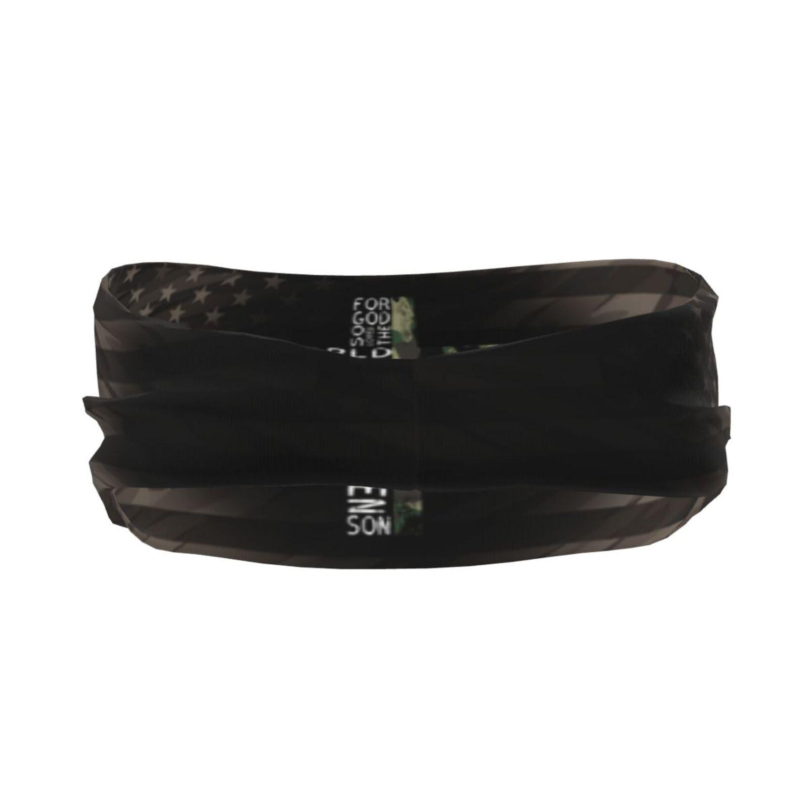 Piguncle Piguncle Green Camo Christian Cross Bible Verse John 3-16 Sports Sweatband Defense Zone: Premium Quality Headbands For Active Lifestyles