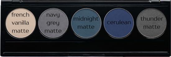 Pure Ziva Pure Ziva Matte Blue & Silver Vegan Eyeshadow Palette; Talc, Paraben & Cruelty Free