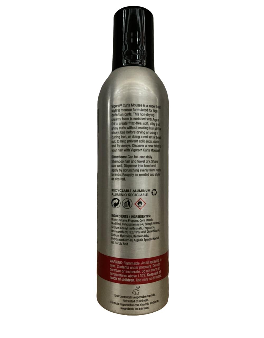 Vigorol 4 set - Vigorol Curls Mousse, 12 Ounce