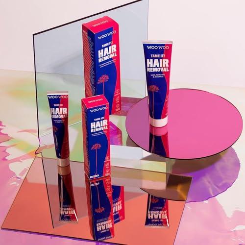 WOOWOO WooWoo - Tame It! In-Shower Natural Hair Removal Depilatory Cream | No Irritation Vegan Hair Remover For Sensitive Skin - Legs, Bikini, Intimate Areas (6.8 oz | 200 ml)