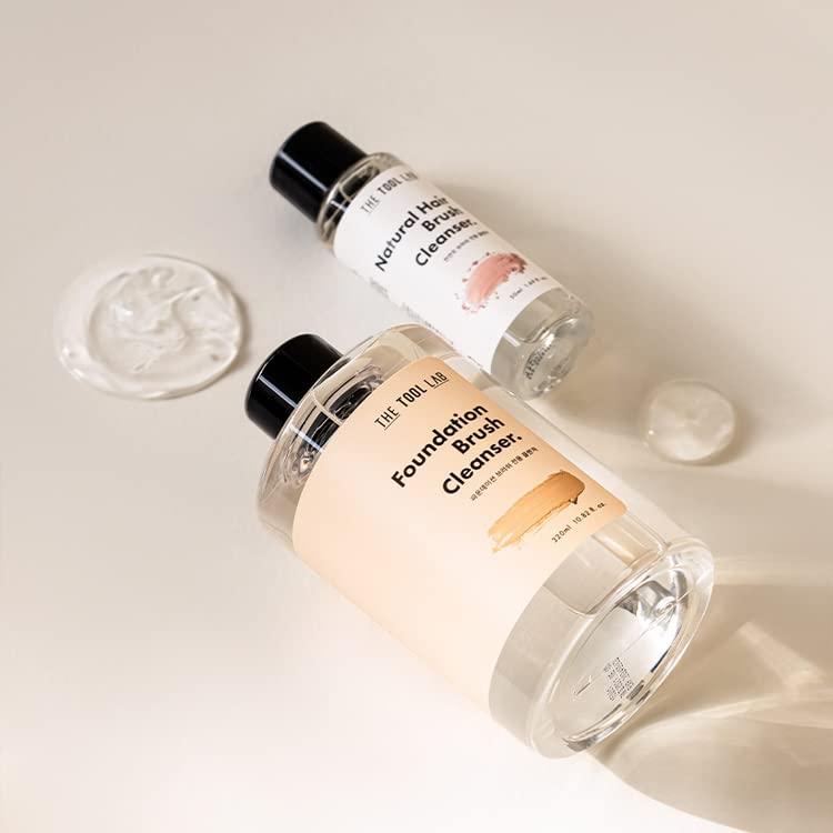 THE TOOL LAB THE TOOL LAB 907 Foundation Makeup Brush Cleanser Cleansing oil Color Removal Clean Easily/Swiftly To Remove From Deep Clean And Protect Brushes Professional For Only Synthetic 1.69 fl. oz.