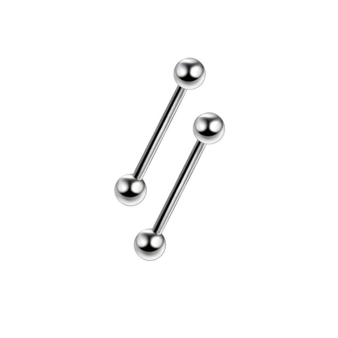 Pineeseatile Professional Piercing Kit Ear Nose Navel Nipple Piercing Set with Jewelry Needles Gloves Piercing Supplies 1Set