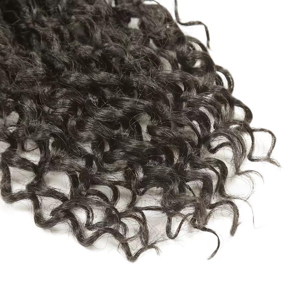 goodear Goddess Locs Crochet Hair for Black Women 6 Packs Faux Locs Crochet Hair Culy Boho Style Braids, River Locs Crochet Hair with Curly Ends (26inch, 26inch (pack of 6)4#)