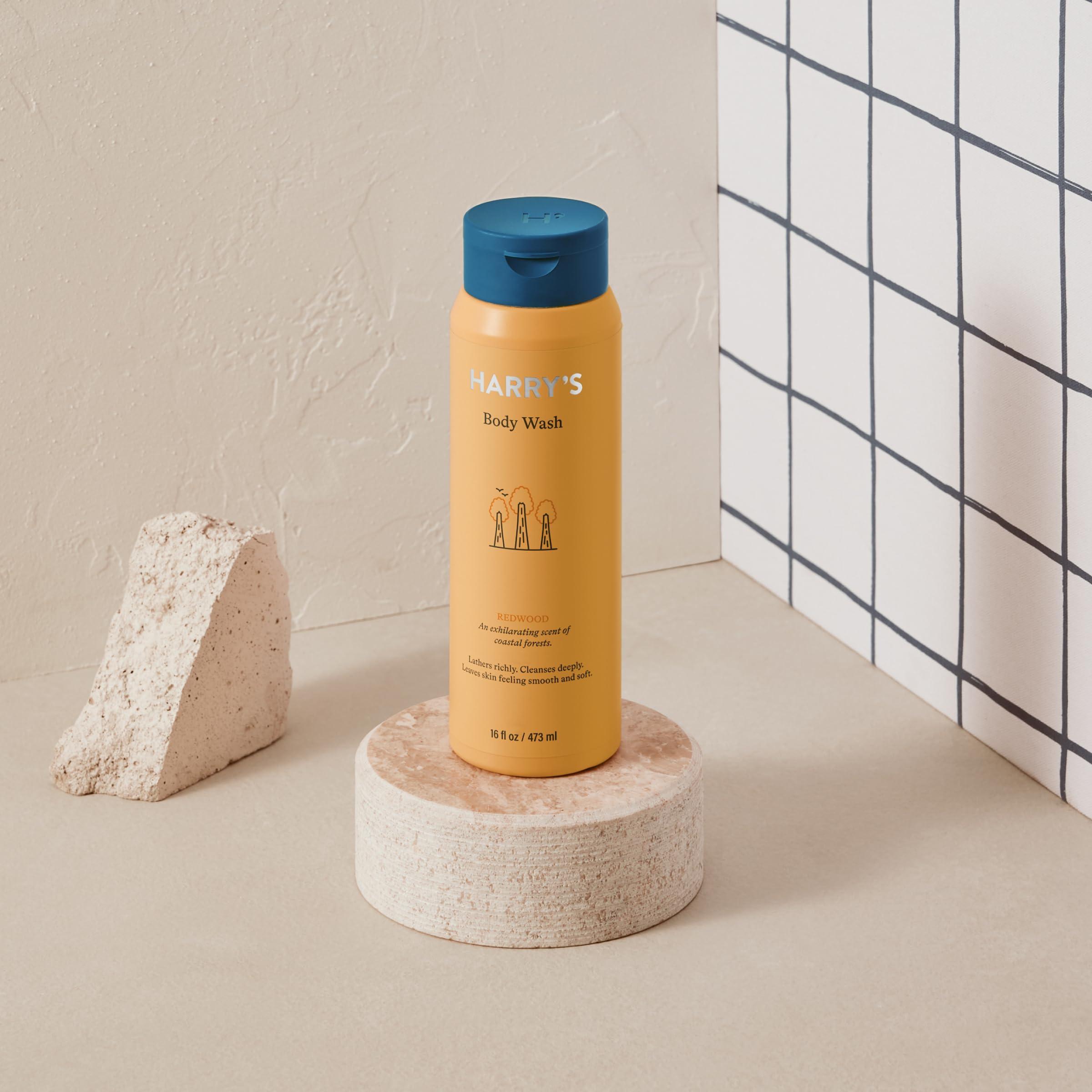 Harry's Harry's Men's Body Wash Shower Gel - Redwood, 16 Fl Oz (Pack of 3)