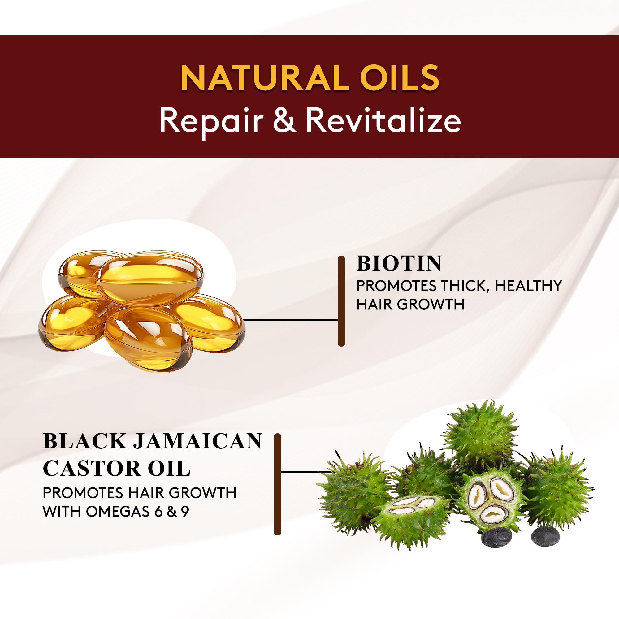 Okay Okay Black Jamaican Castor Oil Hair Growth for Unisex - 4 oz Oil