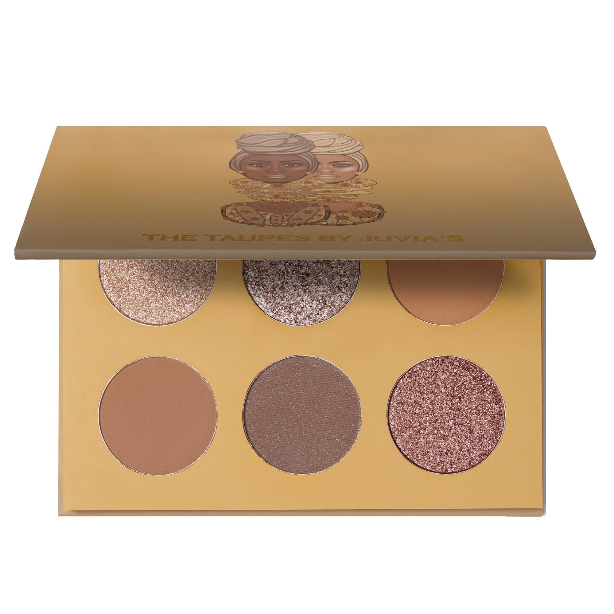 Juvia's Place Juvia\'s Place Palette The Taupes - Nude Shades with Deep Browns, Shades of 6, Professional Eye Makeup, Pigmented Palette, Makeup Palette for Eye Color & Shine