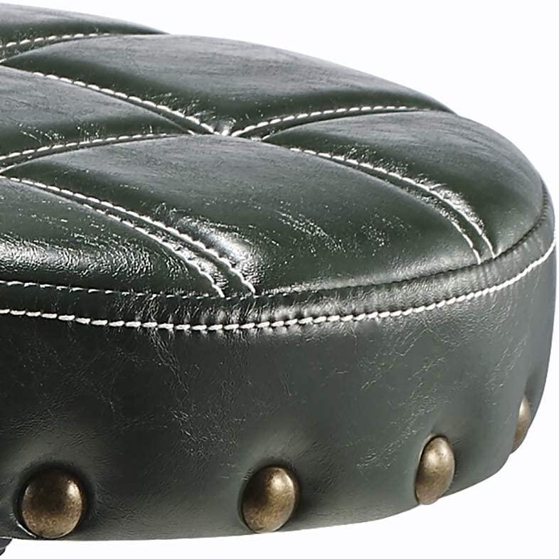 DEKD DEKD Round Rolling Stool Adjustable Chairs Adjustable Bottom Seat Work Stool Work Bench Small Task Chair 15cm Adjustable for Massage Spa Laboratory Workshop (Color : Greenx2)