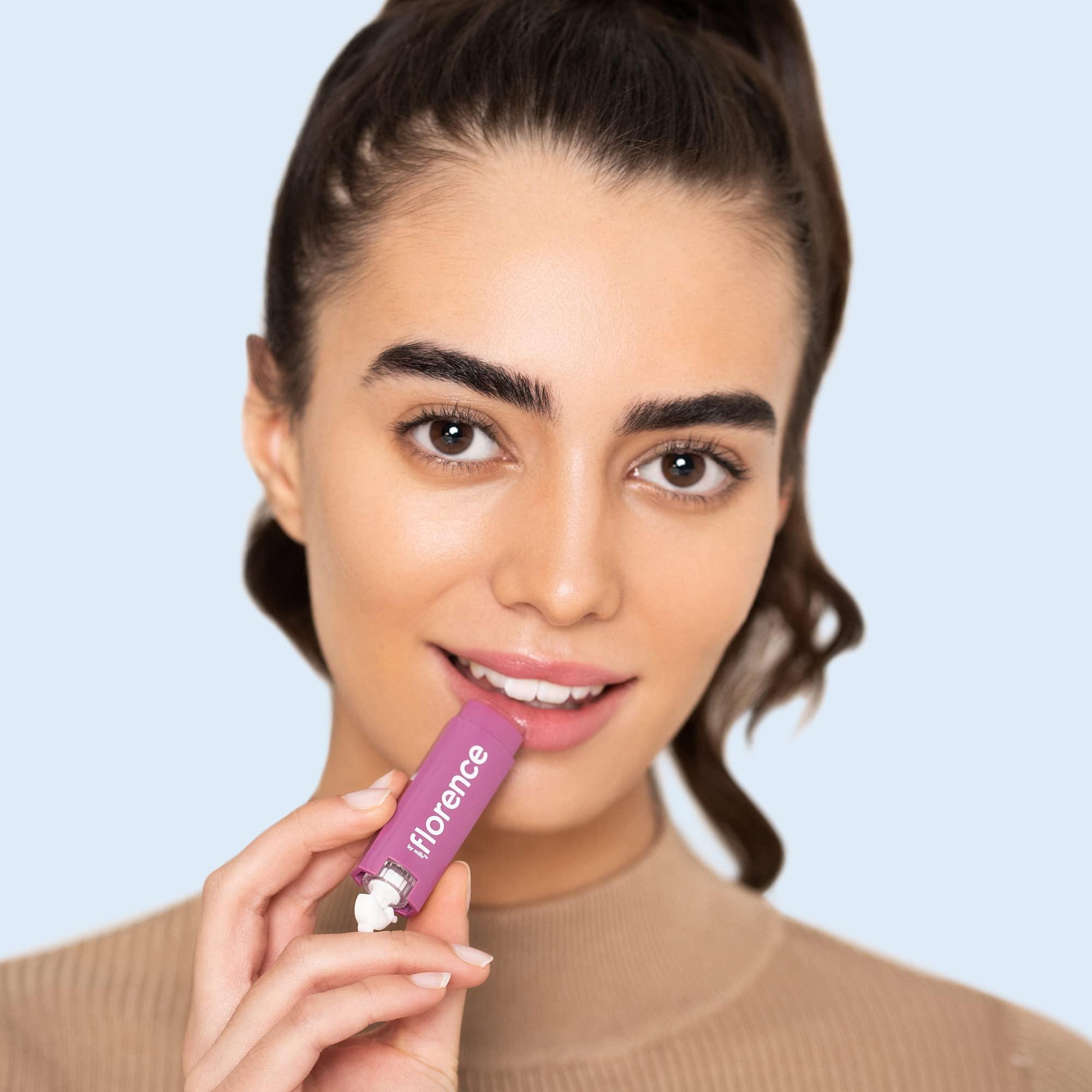 florence by mills florence by mills Oh Whale! Tinted Lip Balm, Dragonfruit & Grape (Purple), 0.15 oz/ 4.5g