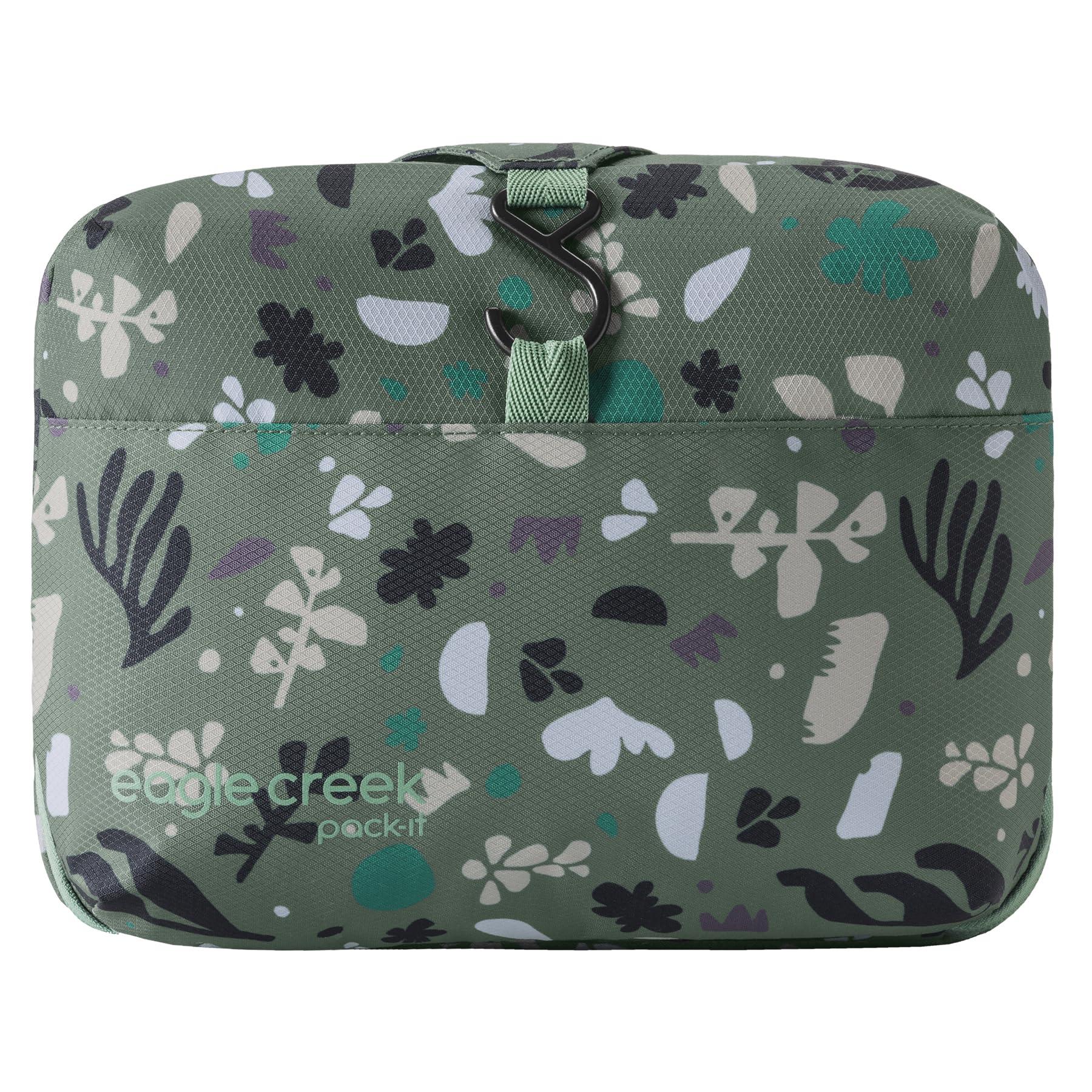 eagle creek eagle creek Pack-It Hanging Toiletry Kit, Roots and Shoots: Duck Green - One Size