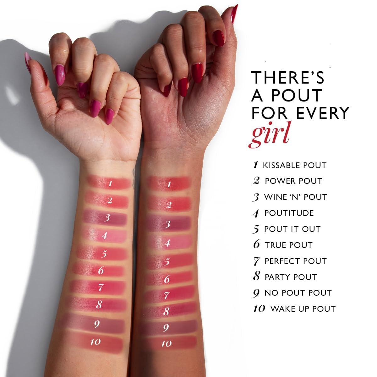 My.Glamm POUT by Karan Johar Tinted Plumping Lipstick | Glossy for Women With Petal Glow Finish | Buildable Colour & Shine | Moisturising Formula | Poutitude (Fuschia Pink Shade) | 3.5g