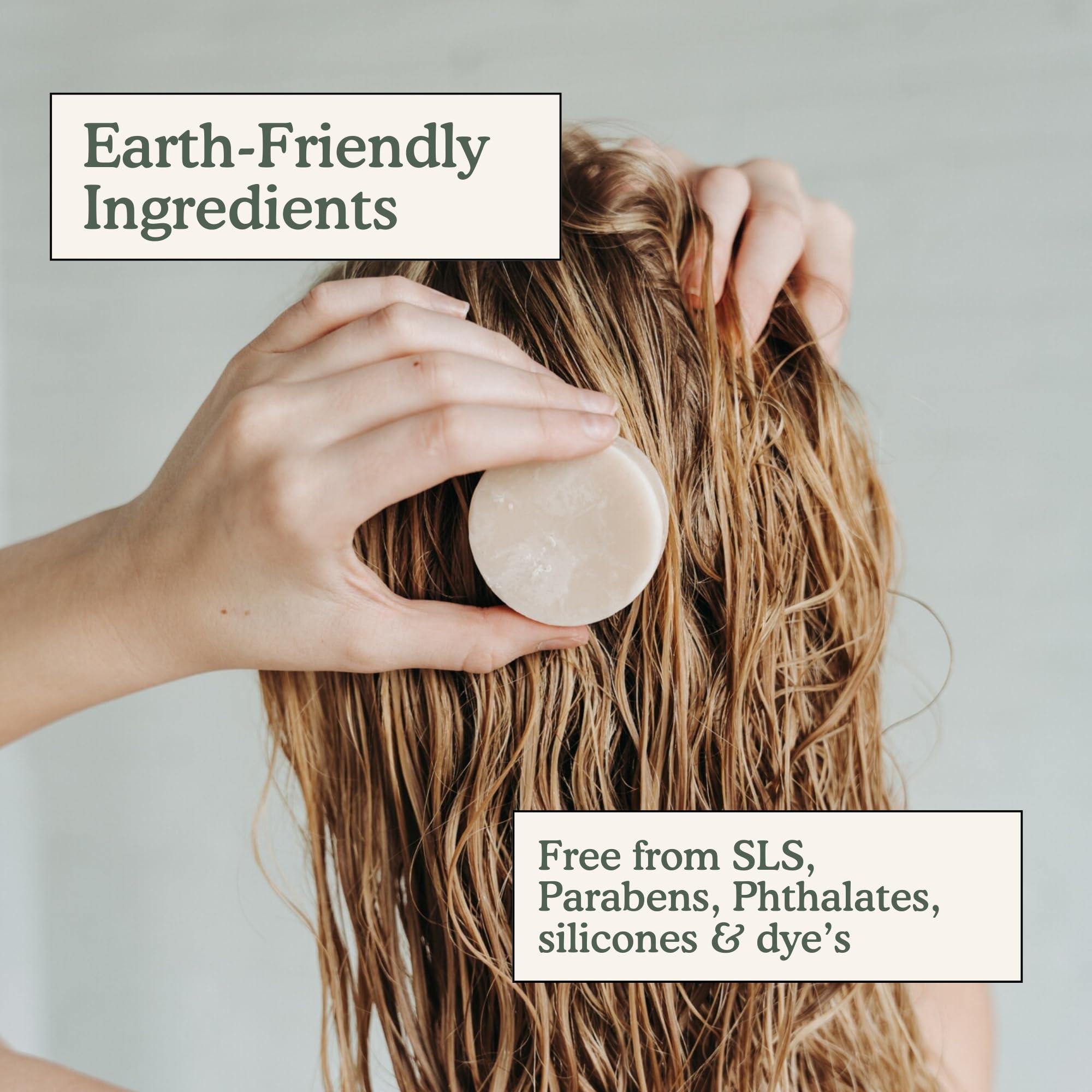 Zero Waste MVMT Zero Waste MVMT Conditioner Bar | Cedar + Patchouli | Eco-friendly Conditioner with Travel Container | Natural Salon Quality Conditioner, Zero Waste & Plastic Free