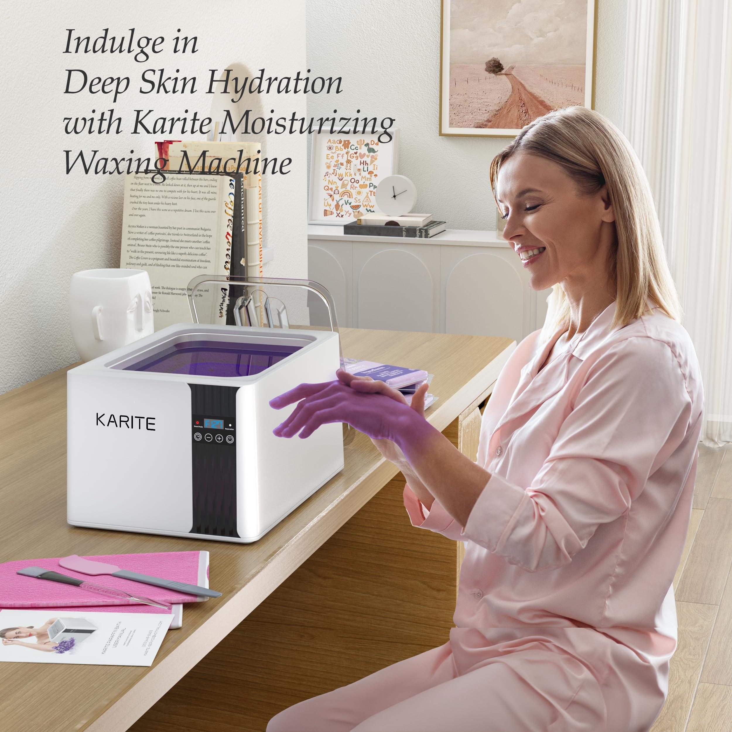 Karite KARITE Paraffin Wax Machine for Hands and Feet, 9000ml Paraffin Wax Bath with Auto-Timer, Smart Mode, Precision Temperature Control, Paraffin Wax Warmer Kit with 26PCs Refills
