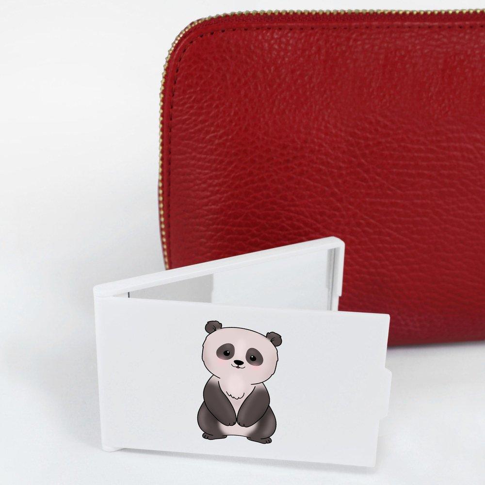 Azeeda Azeeda 'Panda' Compact/Travel/Pocket Makeup Mirror (CM00018716)