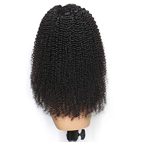 Nicewig Hair Coarse Curly 4B 4C Afro Kinky Curly Full Lace Human Hair wigs Deep Kinky Curly 150% Density Full Lace Wigs for Black Women with Baby Hair 8"inch