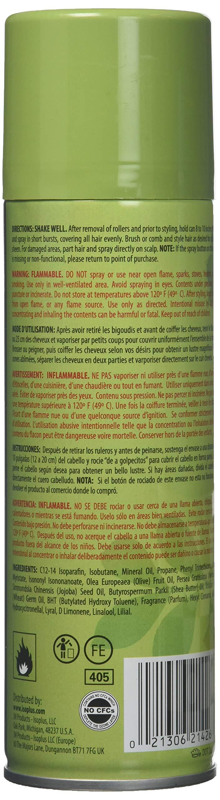 Isoplus Isoplus Sheen Hairspray Olive Oil, 7 Ounce (778050)