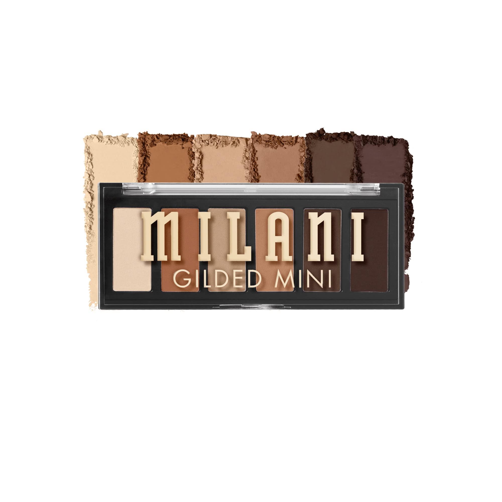 Milani Milani Gilded Mini Eyeshadow Palette with 6 Matte & Shimmer Hues - Whiskey Business