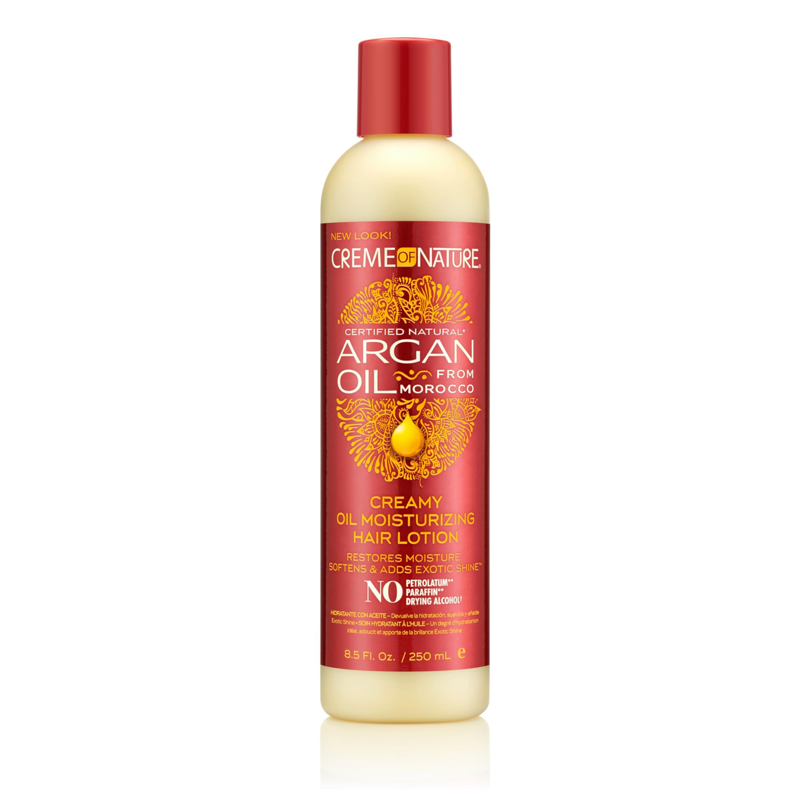 Creme of Nature Creme of Nature Argan Oil Hair Lotion and Leave In Conditioner Bundle, 8.45 Fl Oz