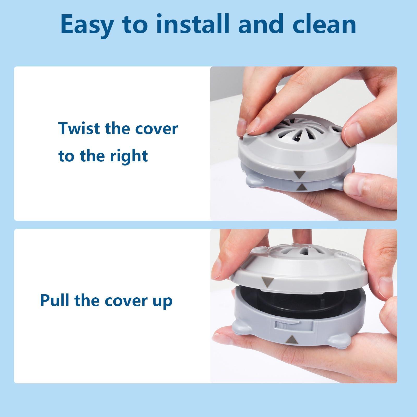 superbobi superbobi 2 Pcs BF-004 Pipeless Magnetic Jet Head Motor Replacement for LURACO Jet Motor Pedicure SPA Tubs Chair Part Magnetic Head (4 pin)