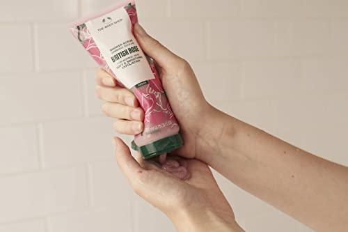The Body Shop The Body Shop British Rose Shower Scrub - Soft & Smooth Exfoliation For Normal Skin - Vegan - 6.75 Fl Oz