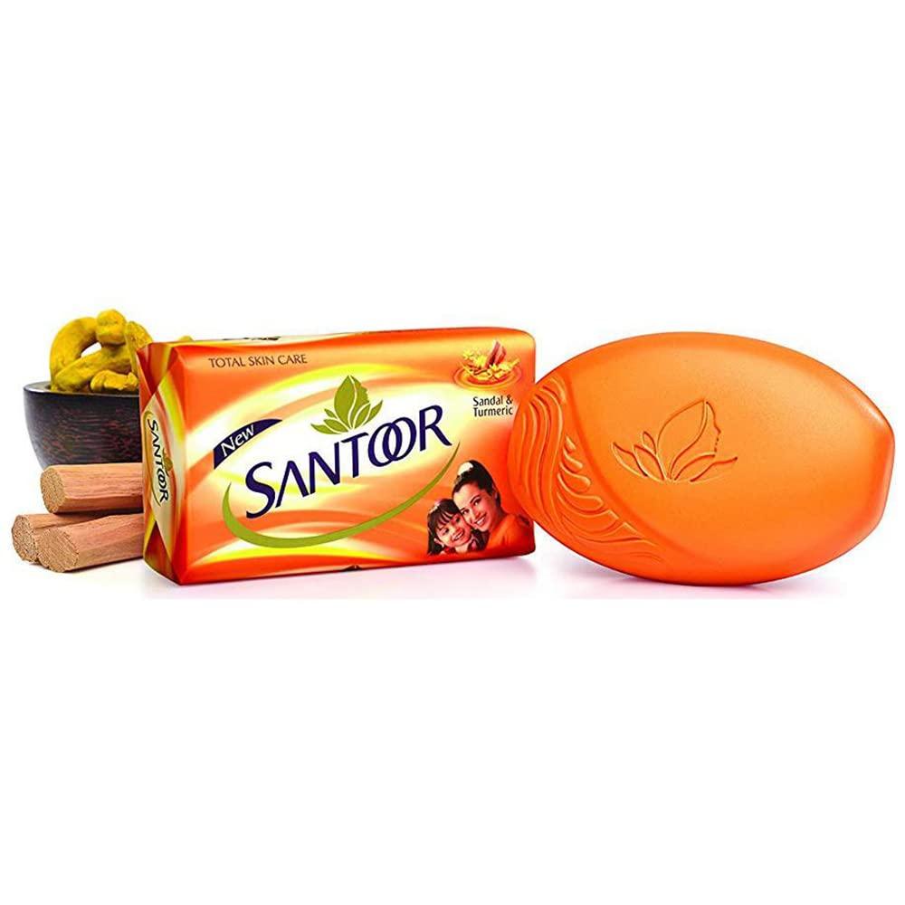 Santoor Santoor Sandal & Turmeric Soap - 100g (Pack of 3)