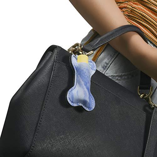 Beautyflier Beautyflier Neoprene Chapstick Lipstick Keychain Holder (Marble Pattern)