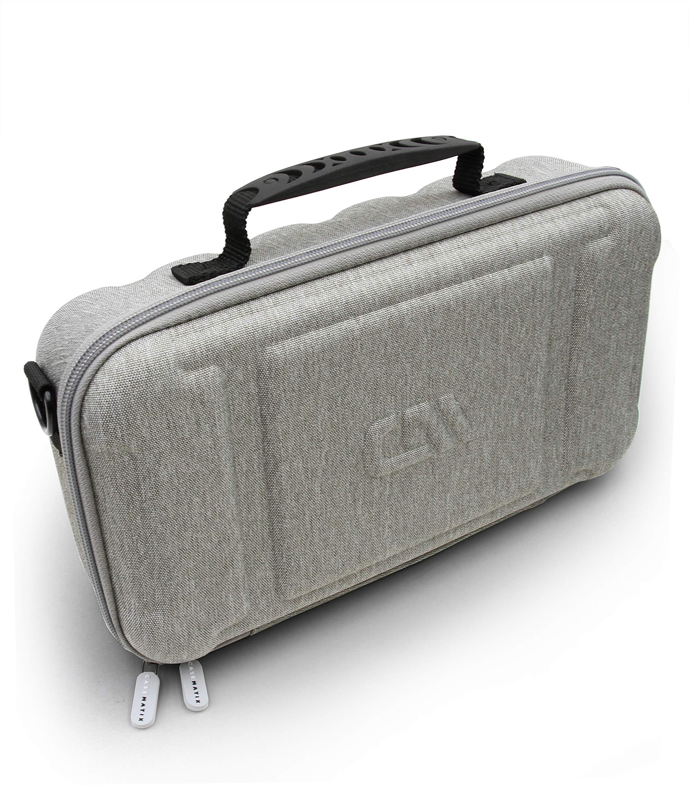 CASEMATIX CASEMATIX Hair Clipper Case Holds Three Electric Clippers, Hair Buzzers, Trimmers, T-finishers - Travel Case for Barbers, Stylist and Hair Cutting Accessories