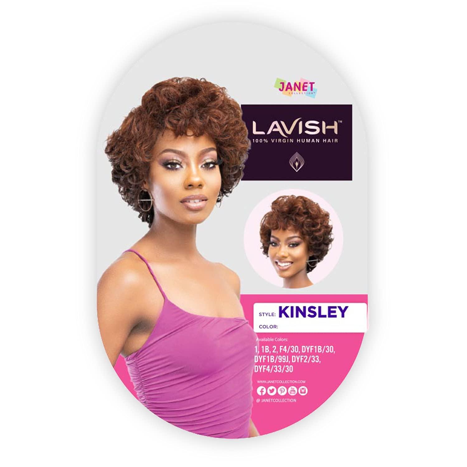 Janet Collection Janet Collection Lavish 100% Virgin Human Hair KINSLEY Wig (1)