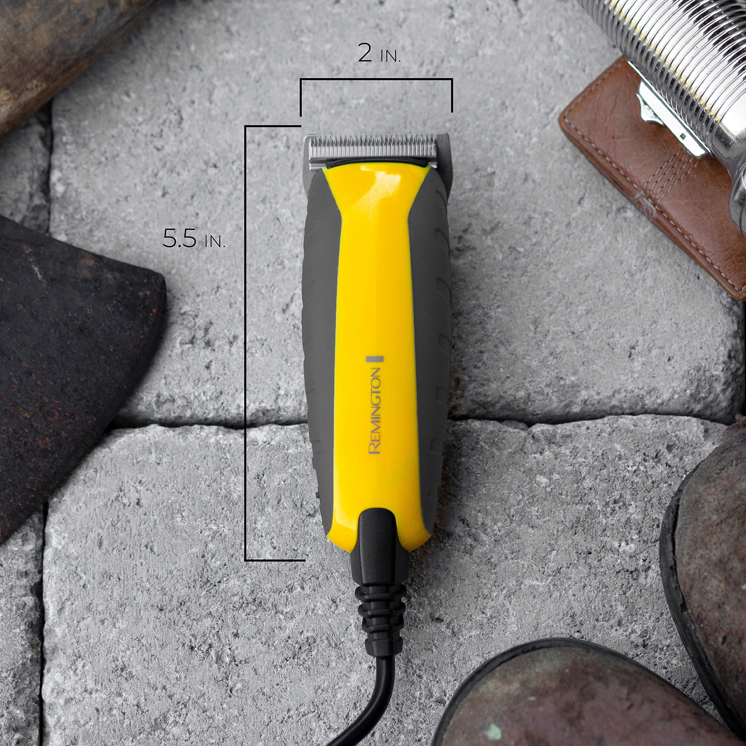 Remington Remington HC5855 Virtually Indestructible Haircut Kit & Beard Trimmer, Hair Clippers for Men (15 pieces) , Yellow