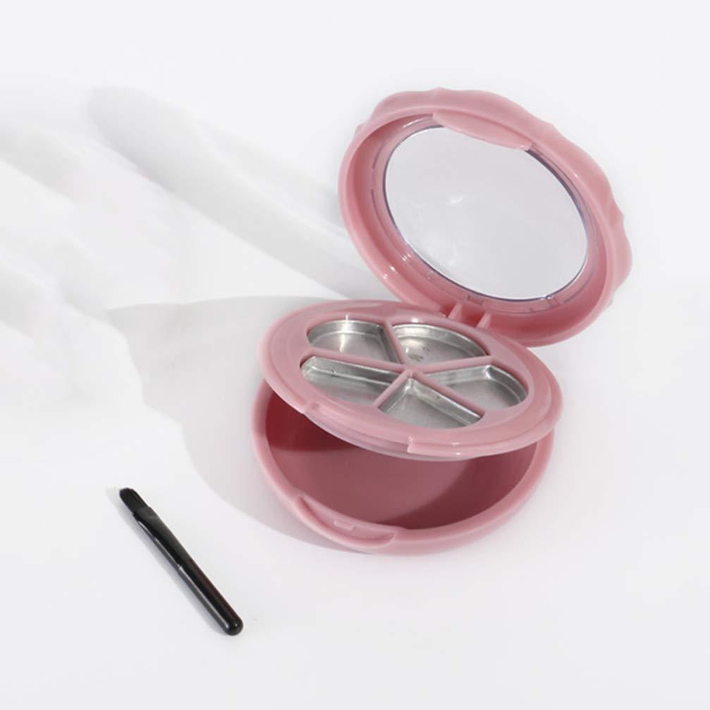 SOLUSTRE SOLUSTRE 3Pcs makeup containers lip gloss containers blush makeup eyeshadow cosmetic container eyeshadow pan magnets eyeshadow containers empty Compact Powder Container eye shadow palette