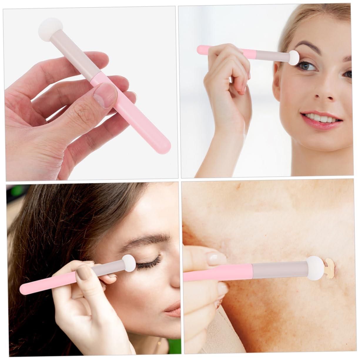 PLAFOPE PLAFOPE 6 Piece Makeup Sponge Brush Set Soft Fluffy for Concealer Easy to Hold Use