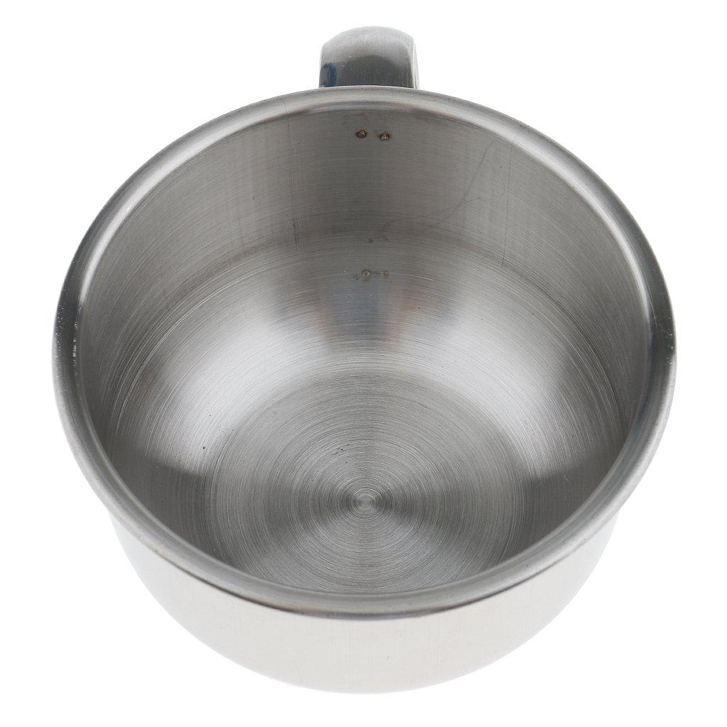 Amagogo 5 Pcs Stainless Steel Mens Shaving Bowl for Shaving Beard Brush