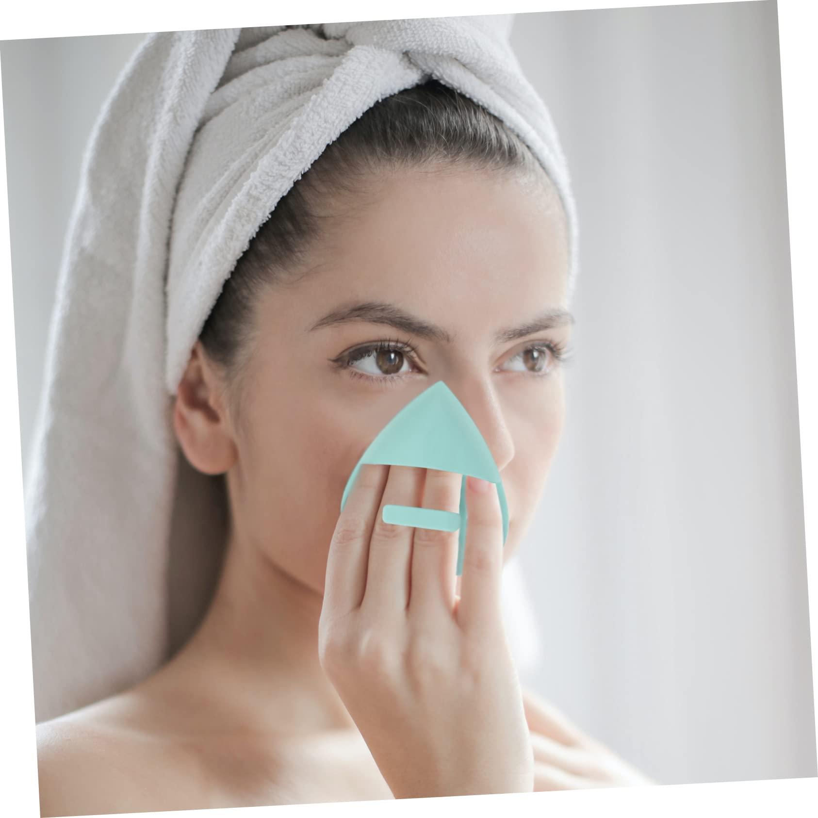 SOESFOUFU SOESFOUFU Manual Face Cleansing Brush Set 4pcs Love Heart Design for Deep Pore Cleaning