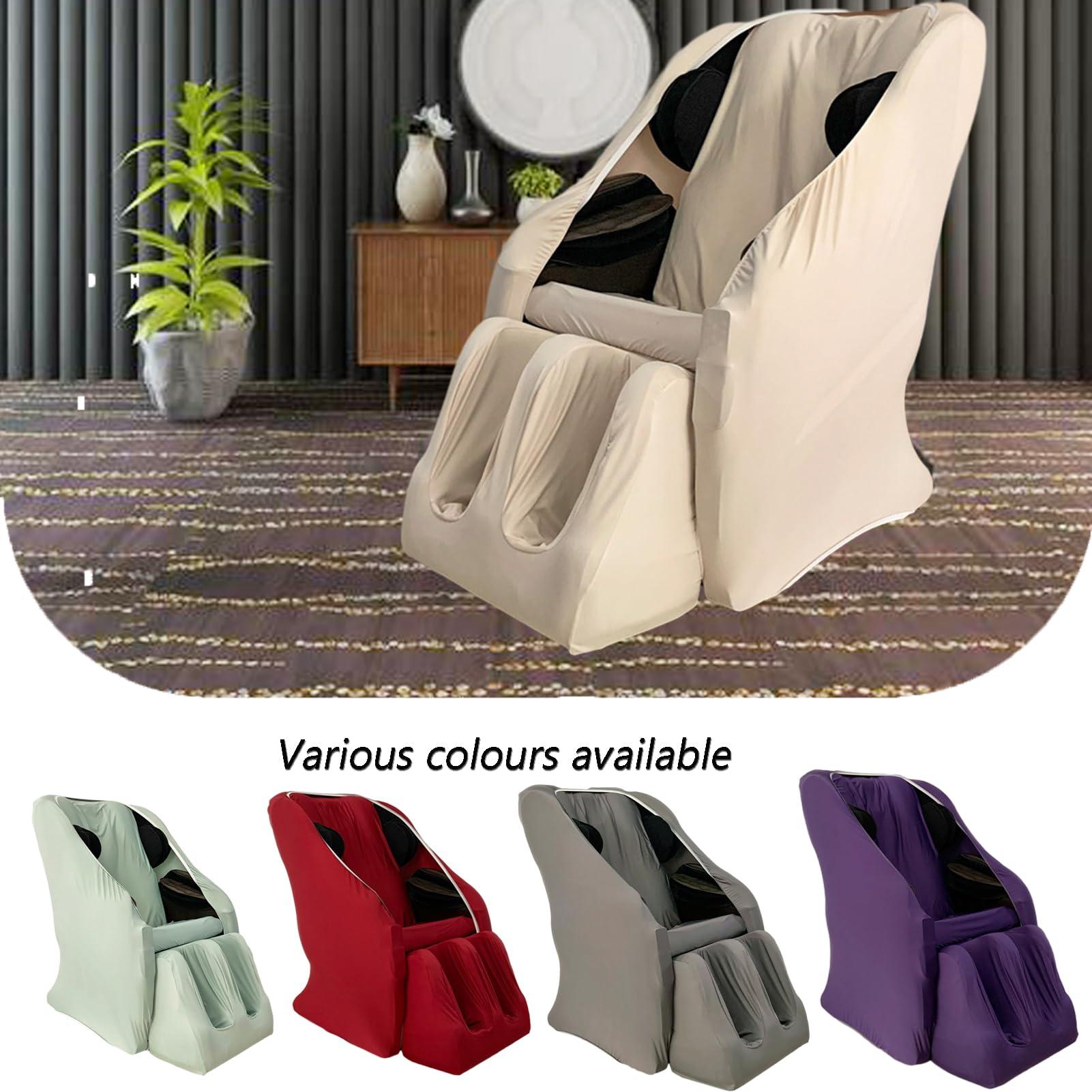 CEUGS Full Body Shiatsu Massage Chair Cover,Massage Chair Cover,Universal Dust Protection Cover for All Types of Massage Chairs,E,Package 1