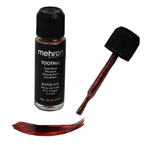 Mehron Mehron Makeup Tooth FX with Brush (.25 ounce) (Blood red)