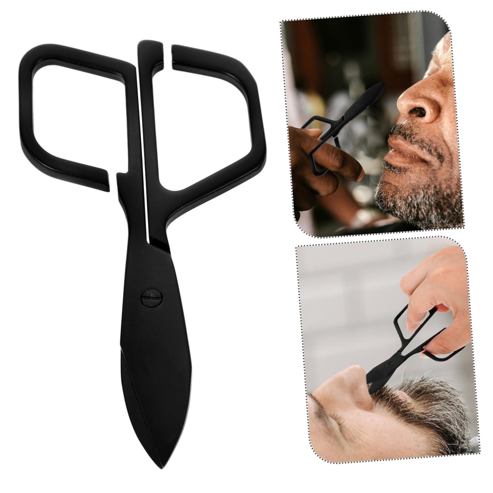 SKISUNO SKISUNO Sturdy Nasal Hair Scissors for Men Small Hair Scissors Round Tip Easy-to-Clean Nose Hair Removal Scissors