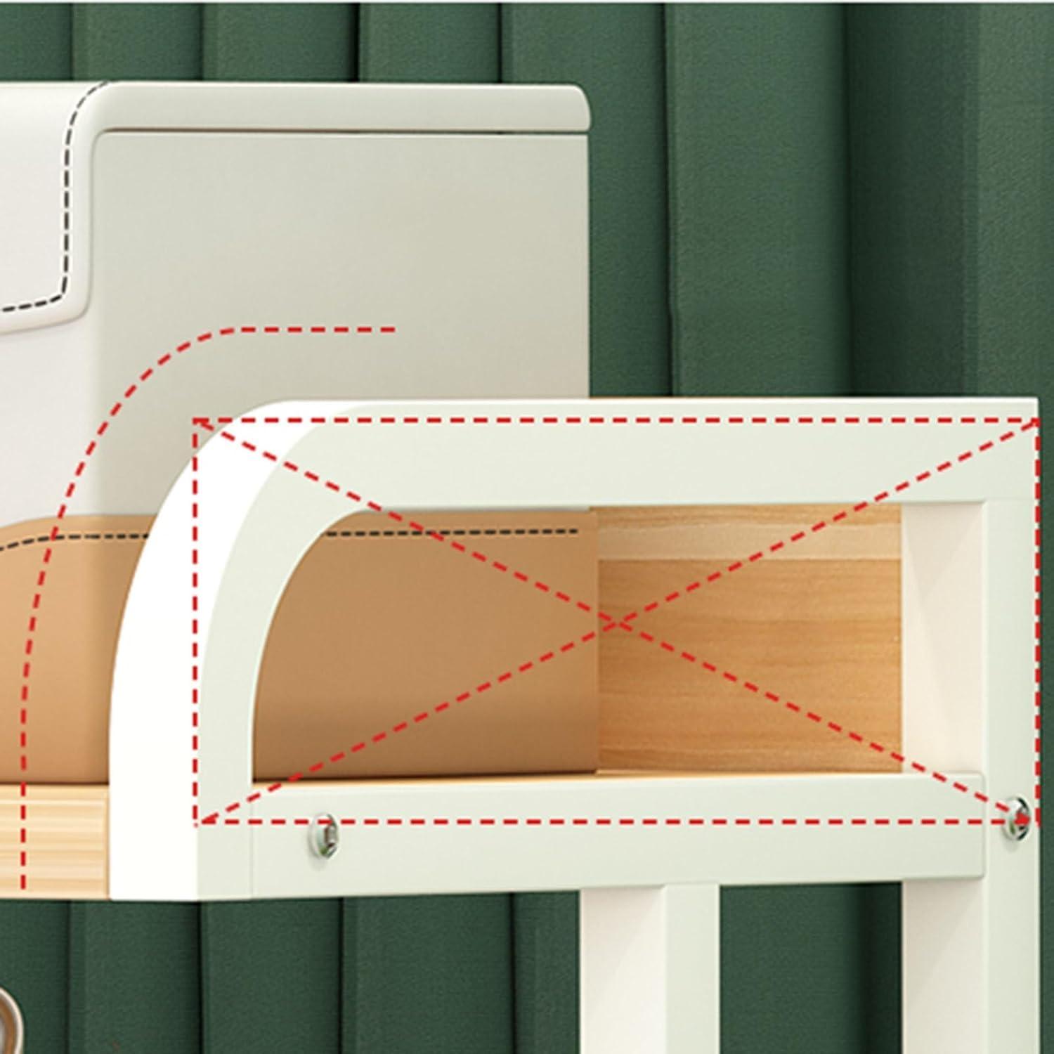 YPDJVLTI YPDJVLTI Salon cart Salon Rolling Cart 3 Tier Steel Salon Trolley Raised Guardrail Trolley Cart W/Wheels Salon Cart for Beauty Spa Storage Cart Portable, Gold