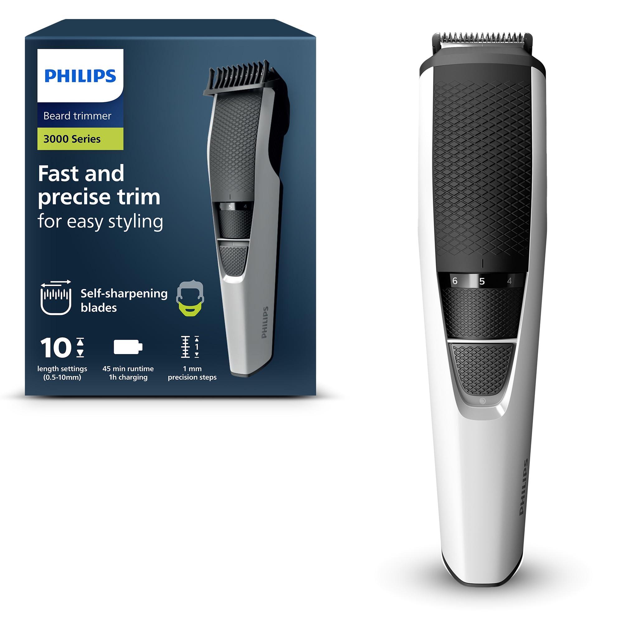 PHILIPS Philips Beardtrimmer 3000 Series, Beard Trimmer with Lift & Trim Technology (Model BT3206/14)