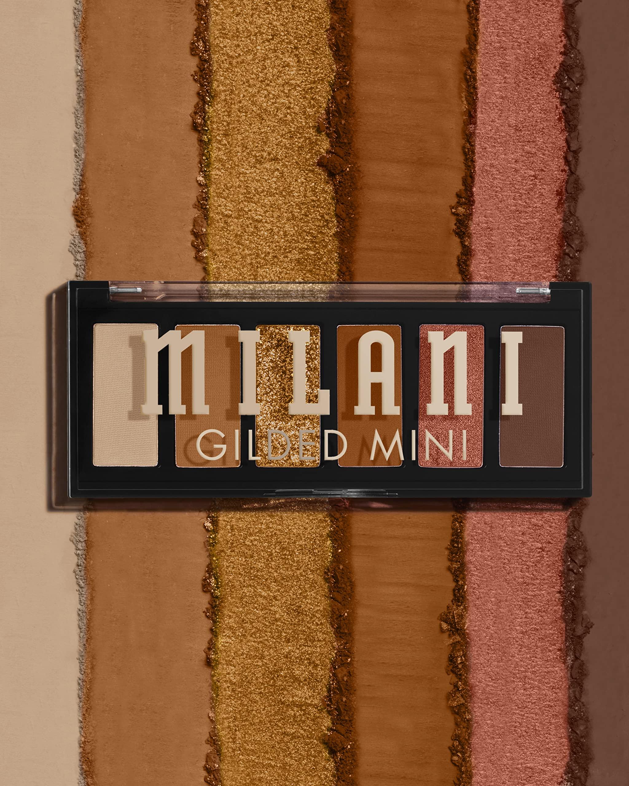 Milani Milani Gilded Mini Eyeshadow Palette with 6 Matte & Shimmer Hues - Champagne Problems