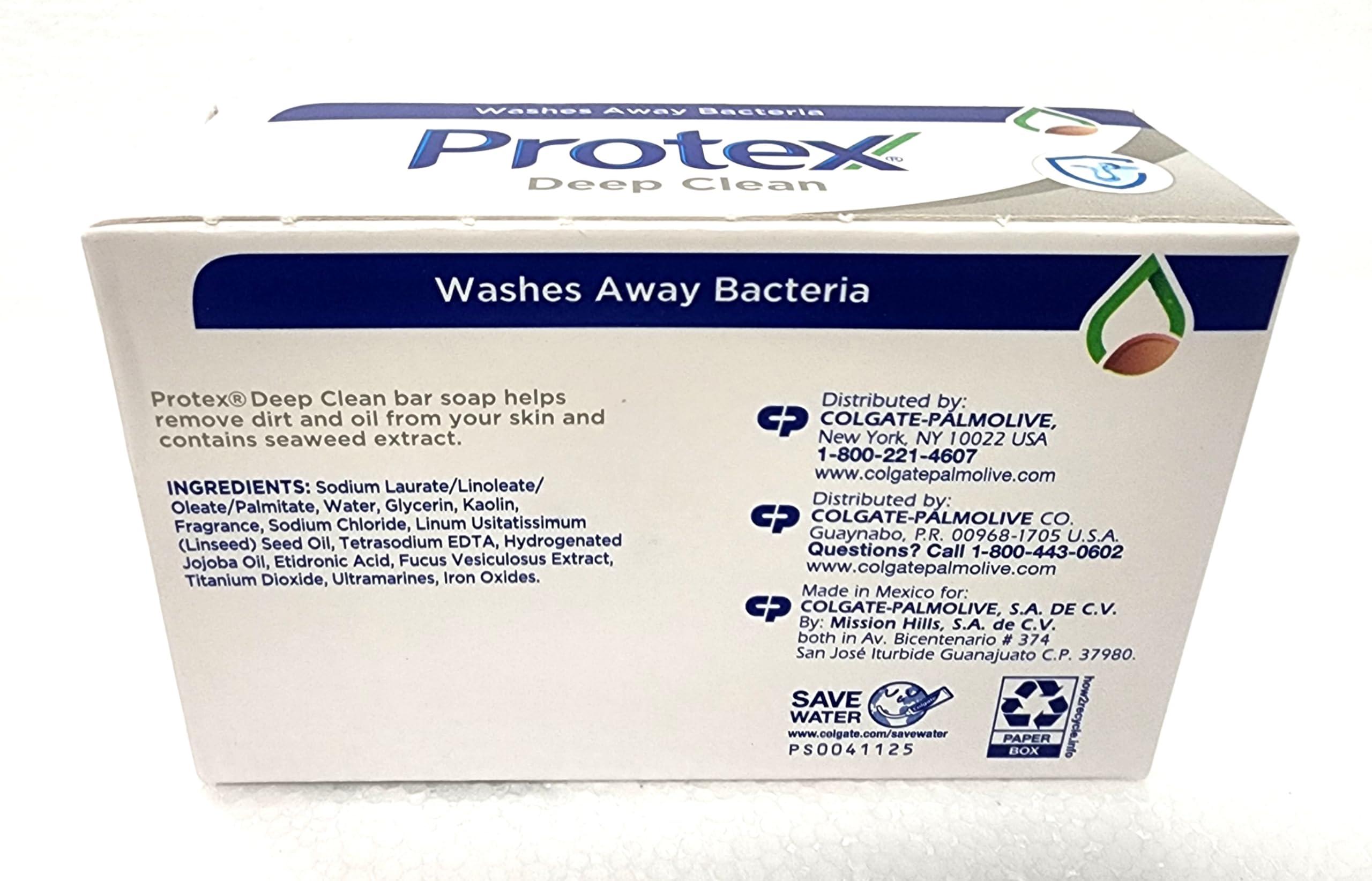 Protex Safe Co. Protex Antibacterial Soap Jabon Contra Bacterias Limpieza Profunda 3 Bars