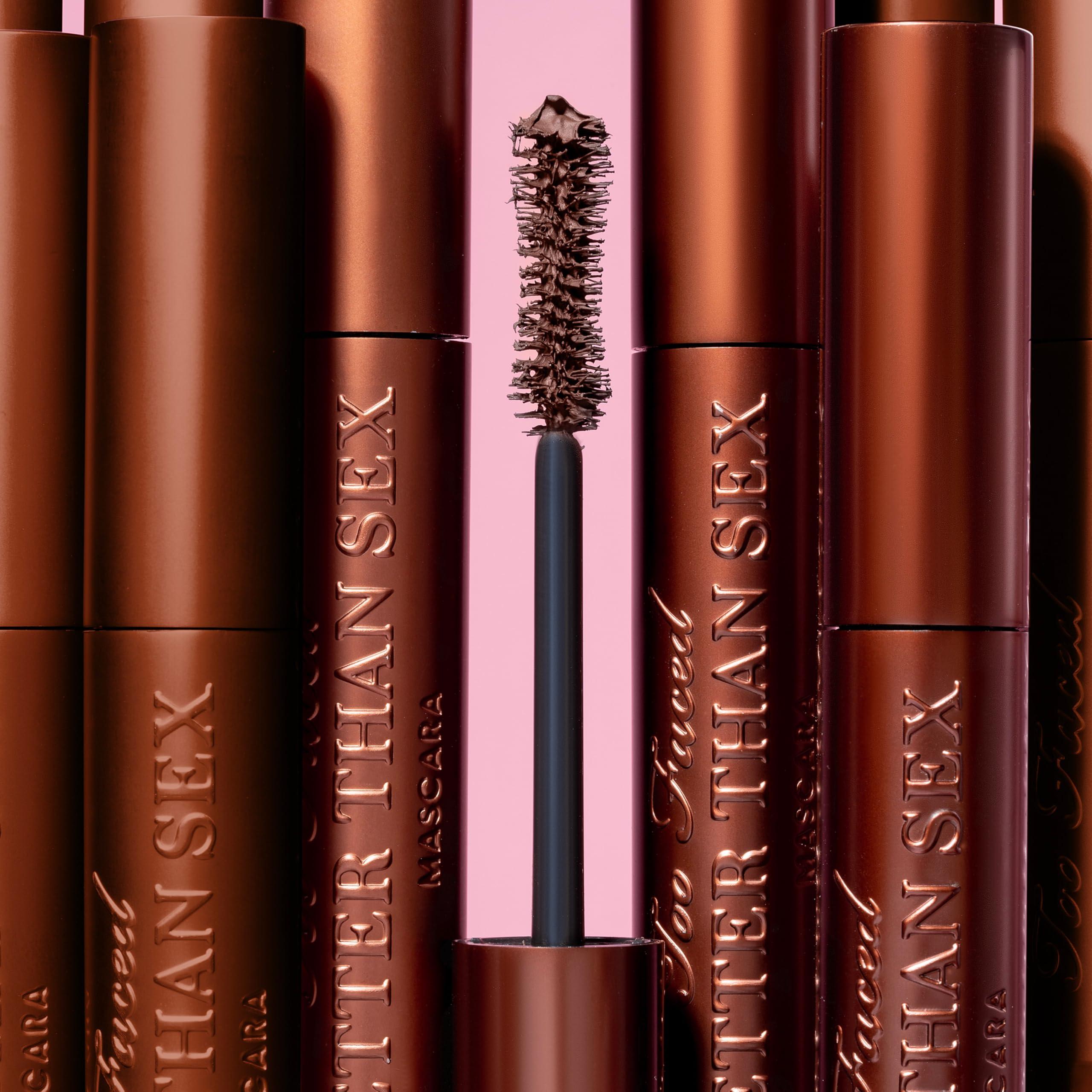 Too Faced Too Faced Better Than Sex Volumizing Mascara | Dramatic Volume, Length + Peptides Help Condition Lashes, 0.27 Fl Oz, Chocolate