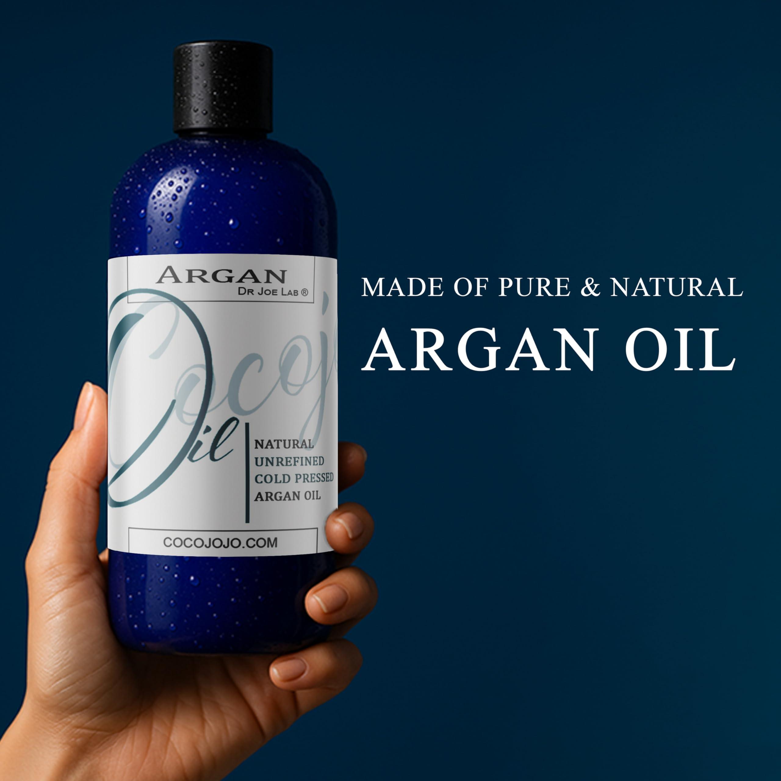 Dr Joe Lab Dr Joe Lab Argan Nut Oil 32 oz Pure Natural Moroccan Argon Nut Unrefined Cold Pressed Extra Virgin - for Hair Skin Body Nail and Beard - Moisturizing, Soothing, Hydrating, & Nourishing Marrakesh Oil