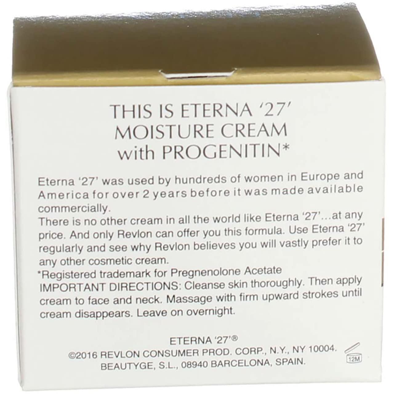 REVLON Revlon With Progenitin Eterna 27 Moisture Cream, 2 oz