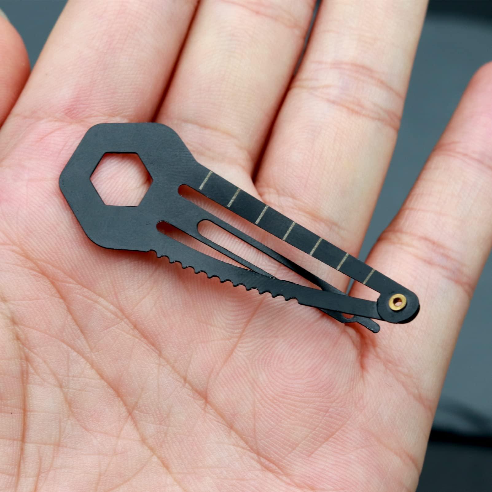 Haxtec Haxtec Multi Tool Tactical Hair Clips Multi-Functional EDC Survival Kit Christmas Gifts For Girls Women Stocking Stuffers(5 Pack)