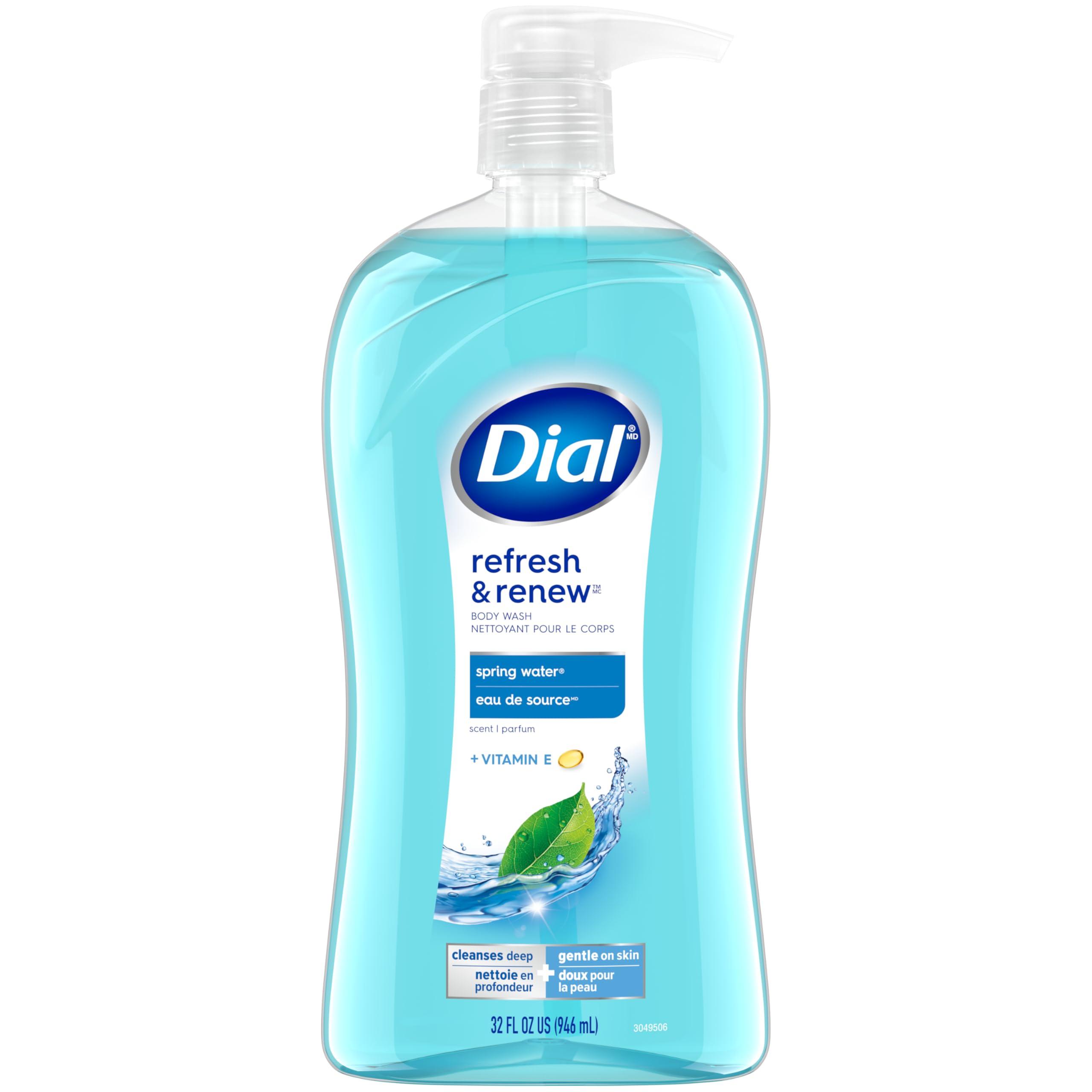Dial Dial Body Wash, Refresh & Renew Spring Water, 32 fl oz